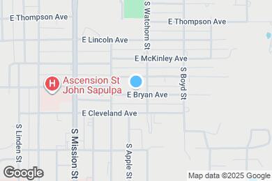 Map image of the property - 1231 E Bryan Ave