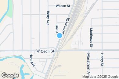 Map image of the property - 1459 Harrison St