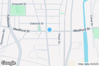 Map image of the property - 354 Medford St