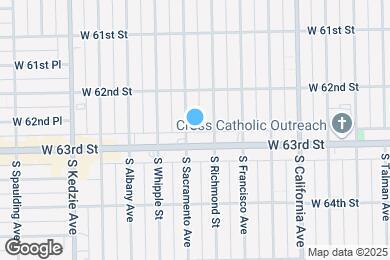 Map image of the property - 6245 S Sacramento Ave