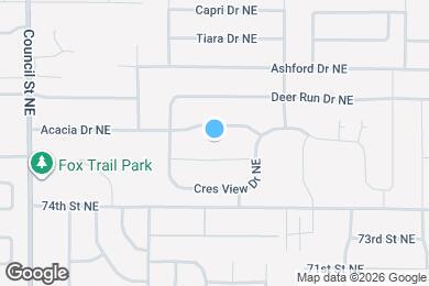 Map image of the property - 1027 Acacia Dr NE