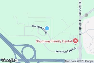 Map image of the property - 1844 Woodland Way