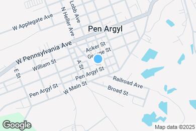 Map image of the property - 107 Pen Argyl St