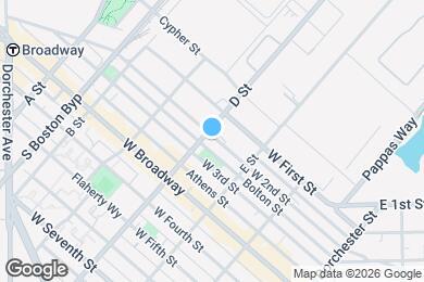 Map image of the property - 261 W 2nd St