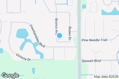 Map image of the property - 2879 Bronco Ave