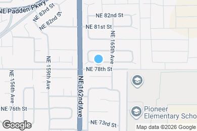 Map image of the property - 16321 NE 78th Way