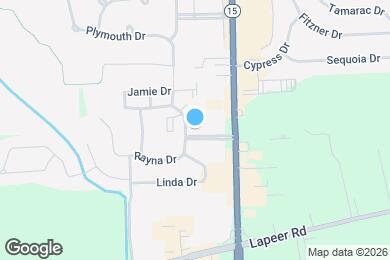 Map image of the property - 9469 N Parkwood Dr