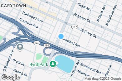 Map image of the property - 303 S Arthur Ashe Blvd