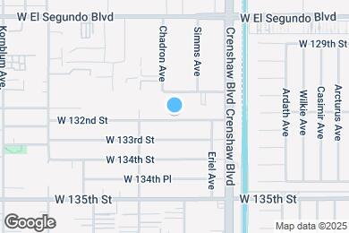 Map image of the property - 3211 W 132nd St