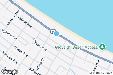 Map image of the property - 1423 E Ocean View Ave