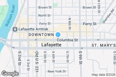 Map image of the property - 612 Columbia St