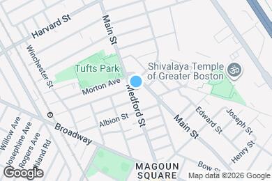 Map image of the property - 28 Medford St