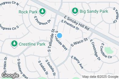 Map image of the property - 5354 S Telluride Way