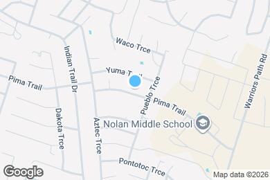 Map image of the property - 1619 Pima Trail