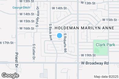 Map image of the property - 1014 W 17th Pl