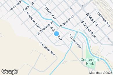 Map image of the property - 535 S Grant Ave