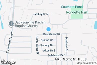 Map image of the property - 7603 Brockhurst Dr