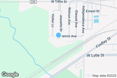 Map image of the property - 1123 Francis Ave