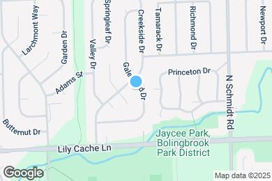 Map image of the property - 205 Galewood Drive