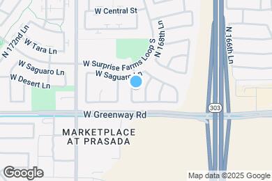 Map image of the property - 15421 N 169th Ln