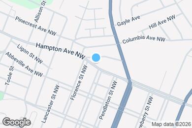 Map image of the property - 512 Hampton Ave NW