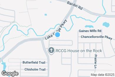 Map image of the property - 1708 N Bent Tree Trail