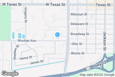 Map image of the property - 1320 Woolner Ave