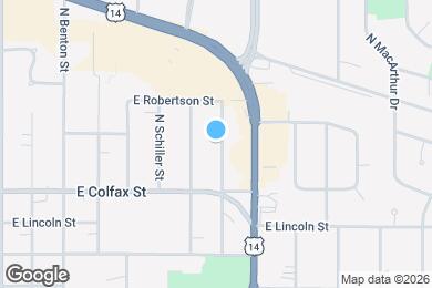 Map image of the property - 306 N Schubert St