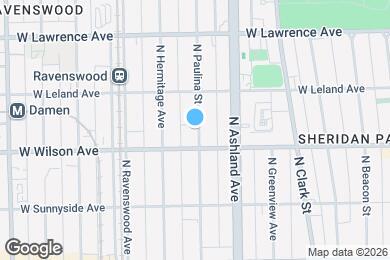 Map image of the property - 4636 N Paulina St