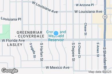 Map image of the property - 1480 S Fenton St