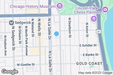 Map image of the property - 1455 N Sandburg Terrace