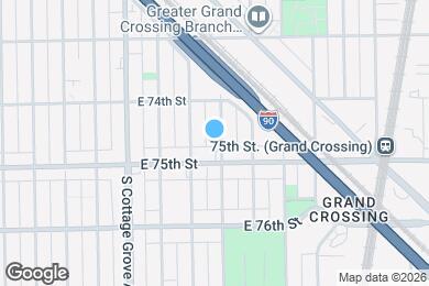 Map image of the property - 7440 S Ingleside Ave