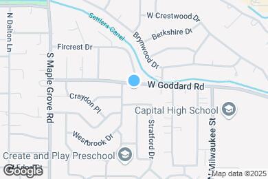 Map image of the property - 8585 W Goddard Rd