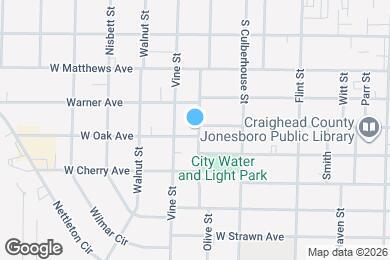Map image of the property - 802 W Oak Ave
