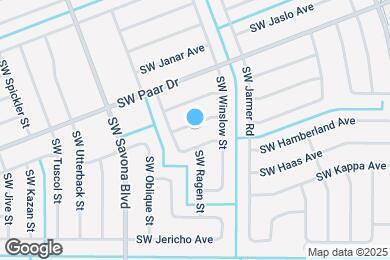 Map image of the property - 1058 SW Locke Ave