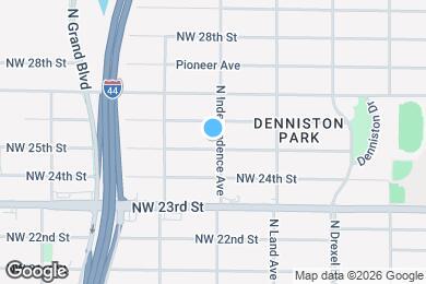 Map image of the property - 3305 NW 25th St