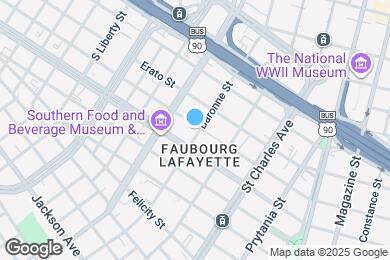 Map image of the property - 1407 Baronne St