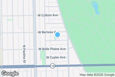 Map image of the property - 1434 W Warner Ave