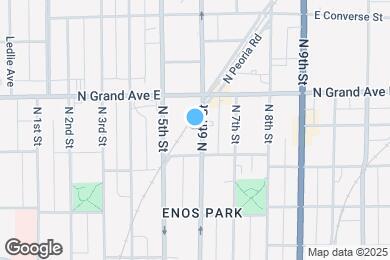 Map image of the property - 1127 N 6th St