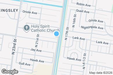 Map image of the property - 1900 Lark Ave