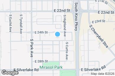 Map image of the property - 1231 E 25th St
