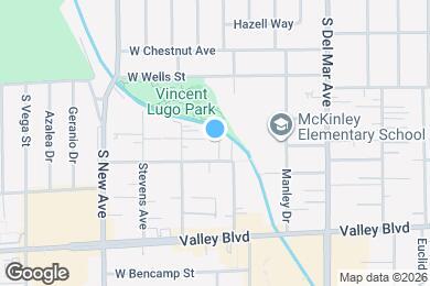 Map image of the property - 305 W Newby Ave