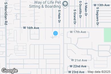 Map image of the property - 1735 S Desert View Pl