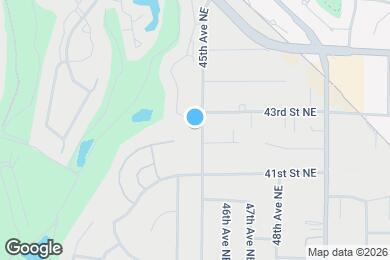 Map image of the property - 4126 45th Ave NE