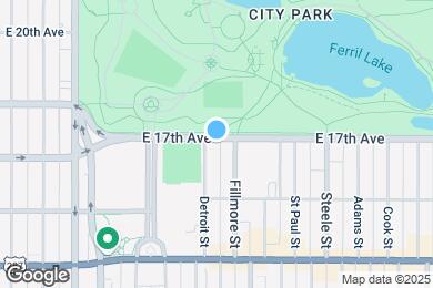 Map image of the property - 2820 E 17th Ave