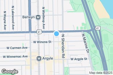 Map image of the property - 5111 N Kenmore Ave
