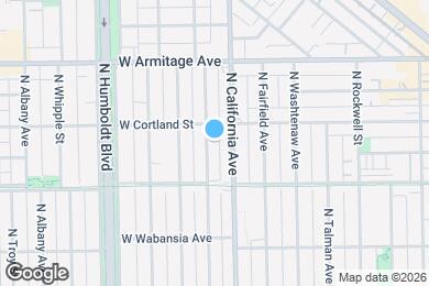 Map image of the property - 1841 N Mozart St