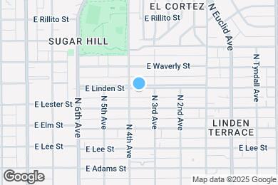 Map image of the property - 416 E Linden St