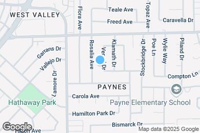 Map image of the property - 1385 Vernal Dr