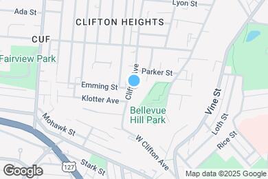 Map image of the property - 2156 W Clifton Ave